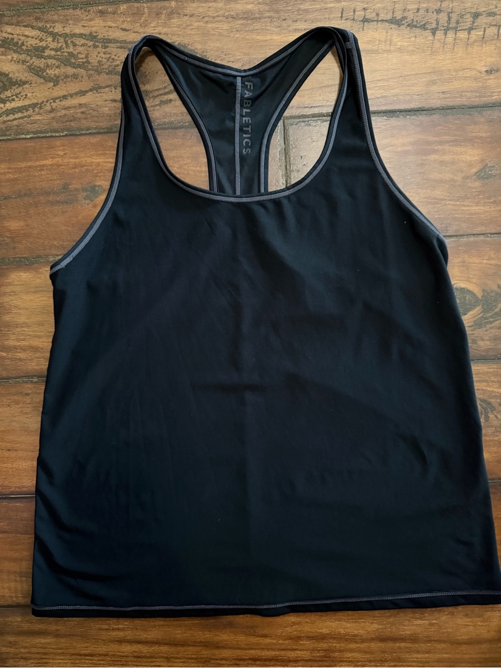 Fabletics Black Racerback Athletic Tank
